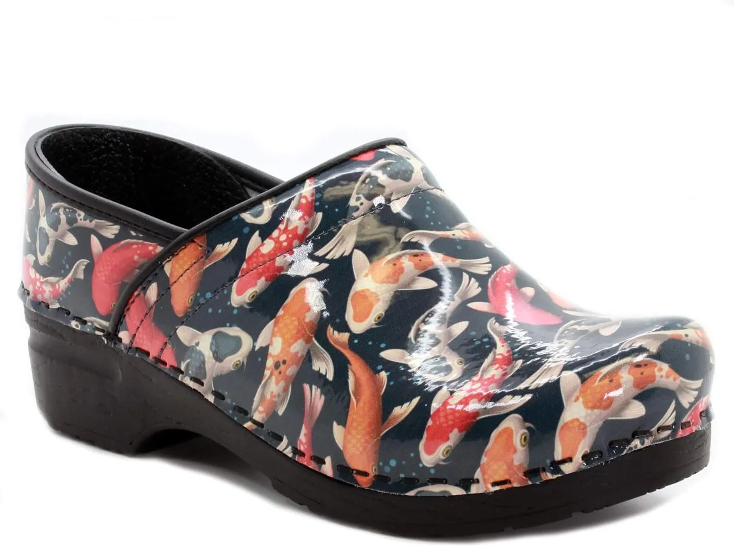 KLÄGN Women's Professional Printed Leather Clogs