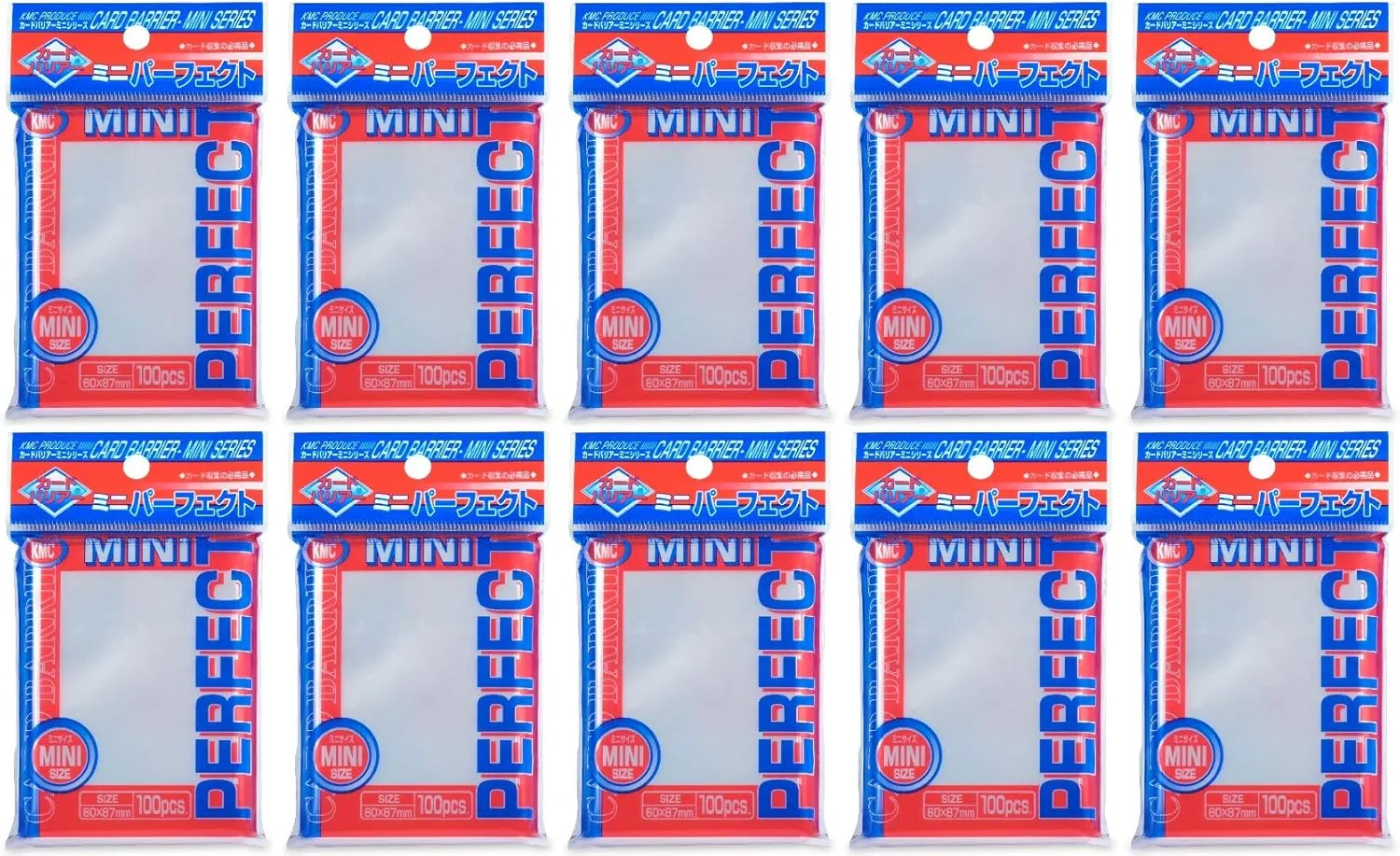 KMC Perfect Size Card Sleeves Mini [10 Packs]