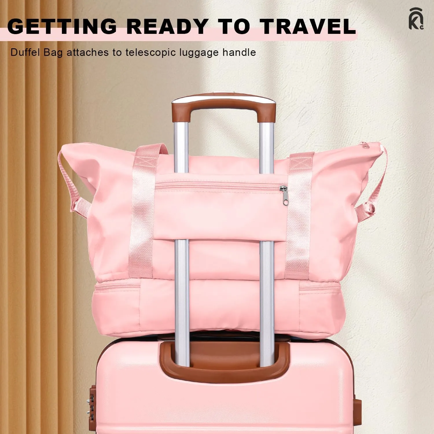 Krute Carry On Luggage 22x14x9 Airline Approved Hard Shell Suitcases with Wheels 20in PC ABS TSA Approved Carry On Suitcase