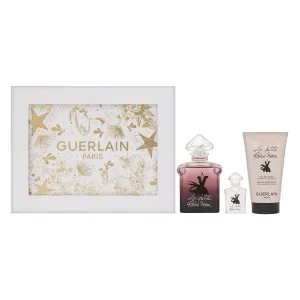 La Petite Robe Noire by Guerlain for Women 3 Piece Set Includes: 1.6 oz Eau de Parfum Intense Spray   0.16 oz Eau de Parfum Intense   2.5 oz Velvet Body Milk for Glamorous Skin