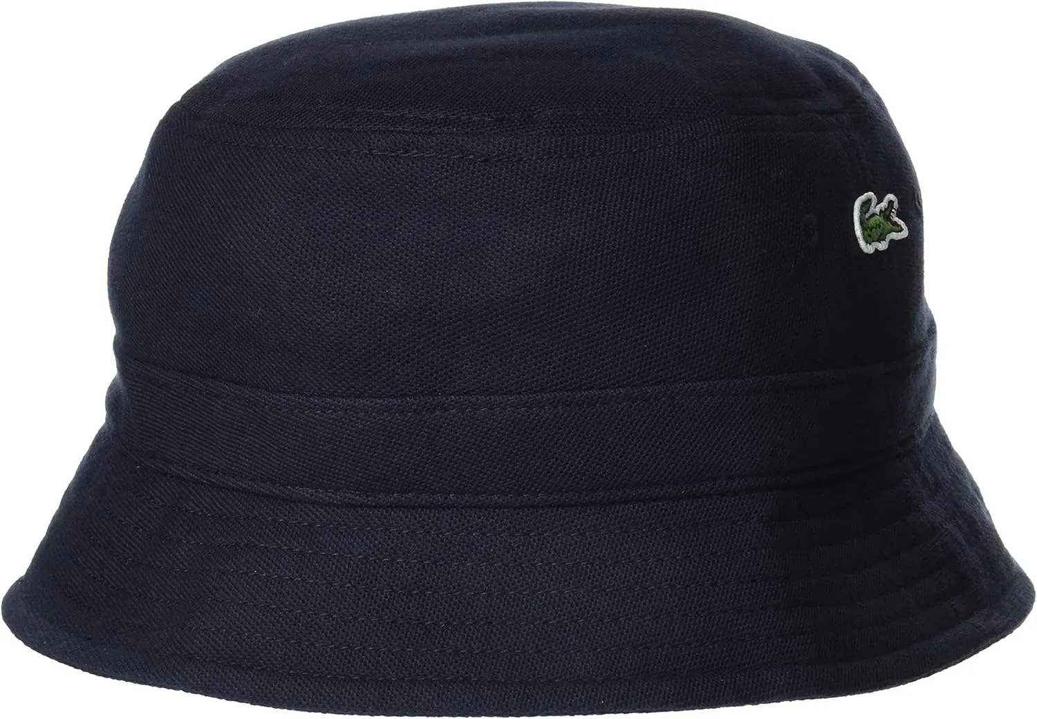 Lacoste Men's Solid Little Croc Pique Bucket Hat