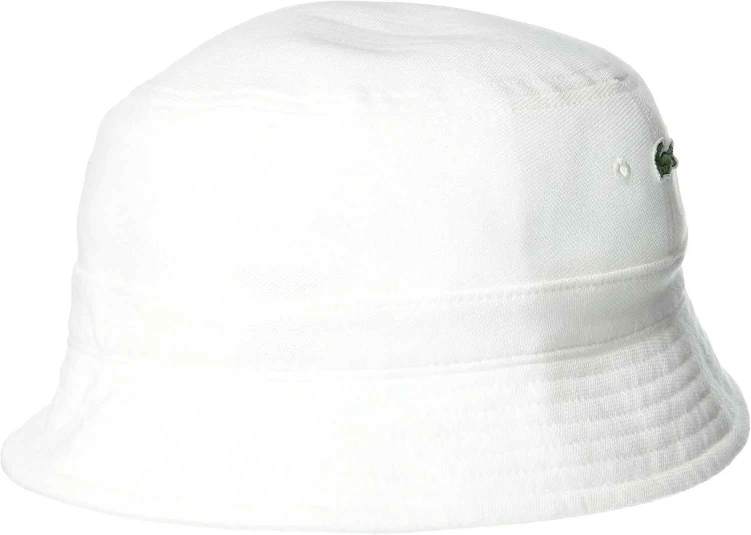 Lacoste Men's Solid Little Croc Pique Bucket Hat
