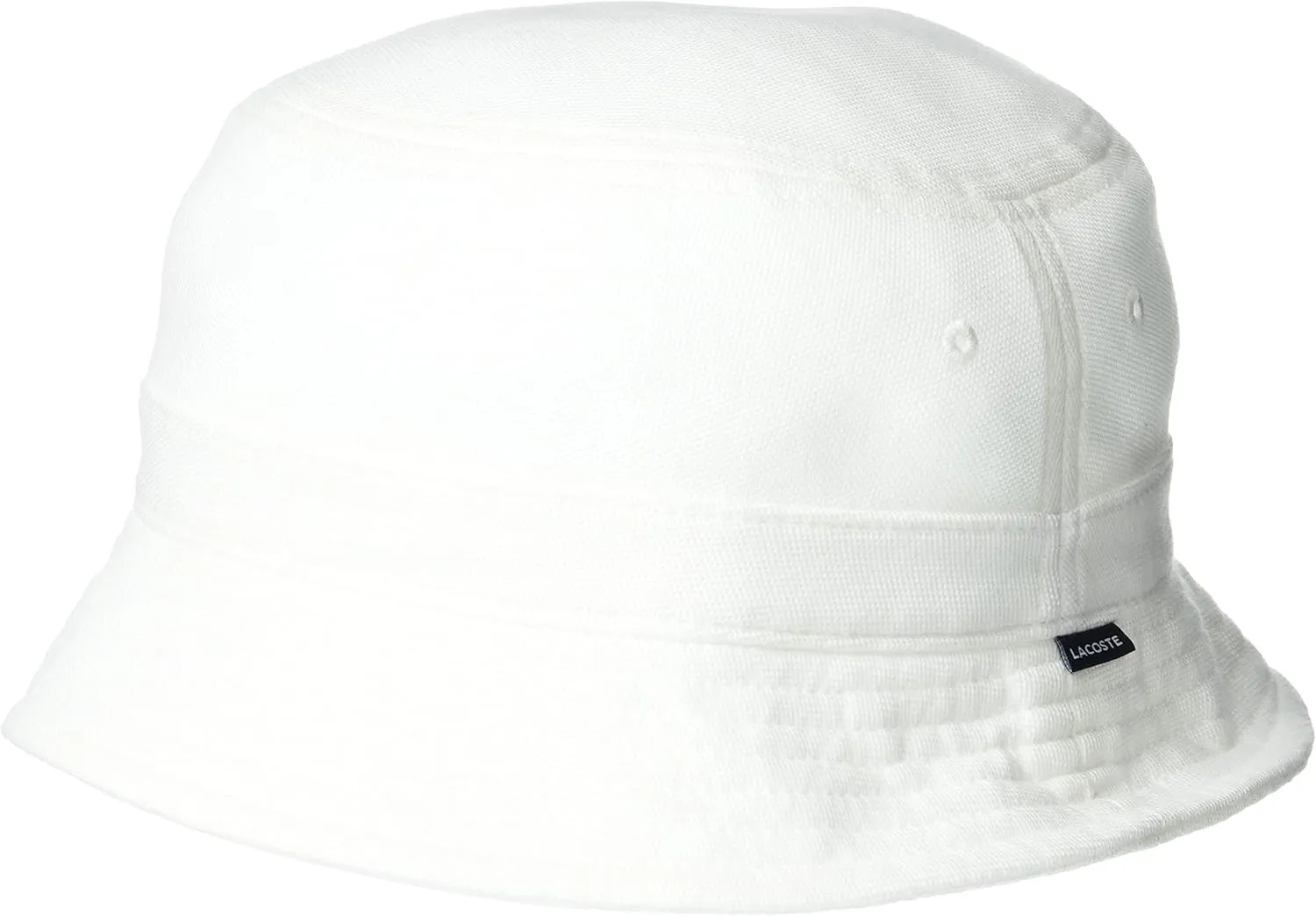 Lacoste Men's Solid Little Croc Pique Bucket Hat