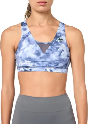Lacoste Women's Recycled Print Sports Bra