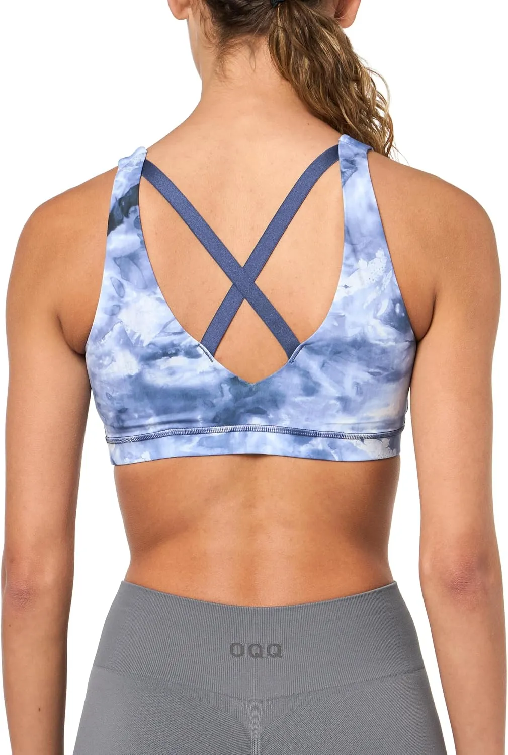 Lacoste Women's Recycled Print Sports Bra