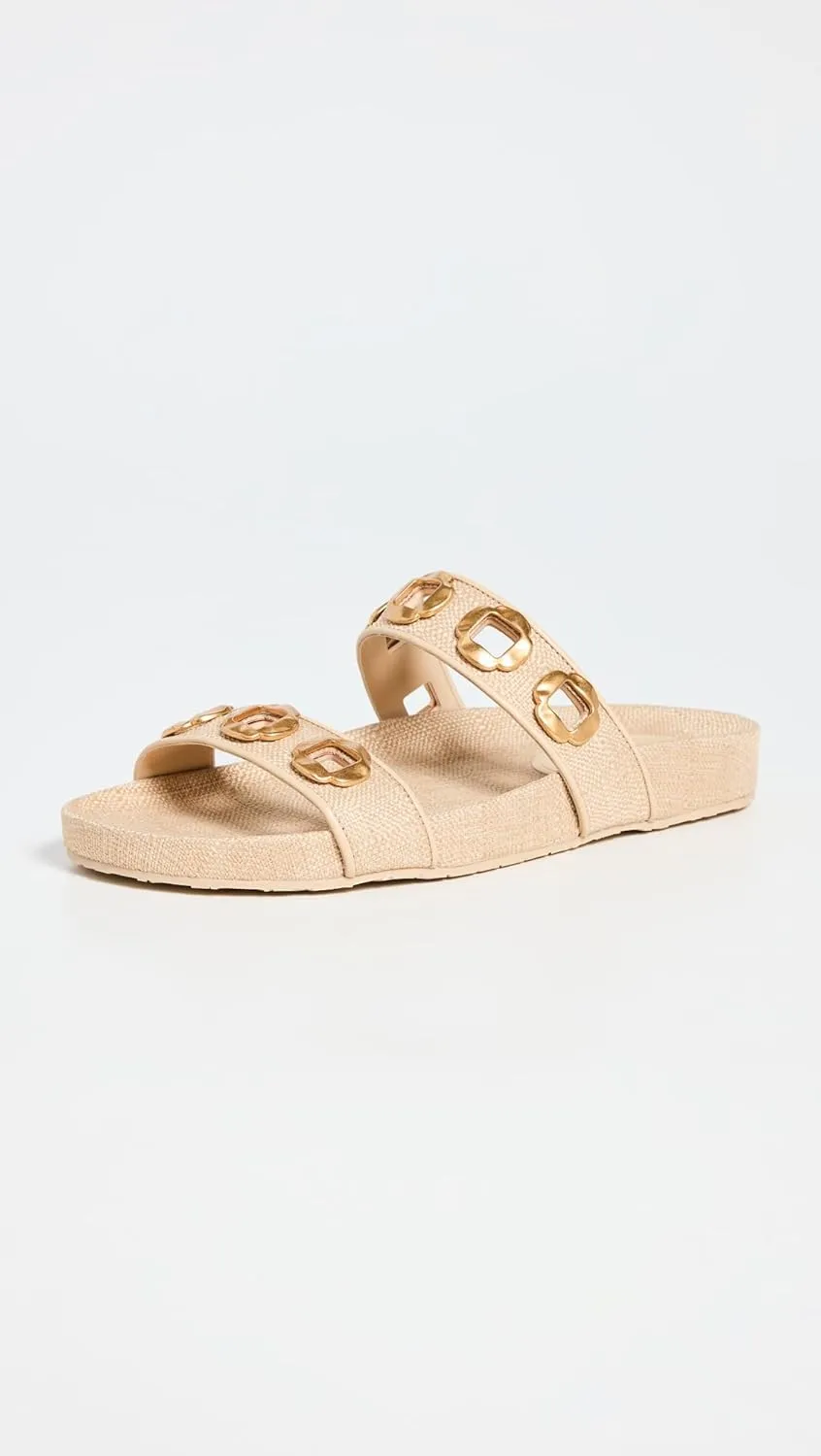 Larroudé Women's Milan Piccolo Velvet Slides