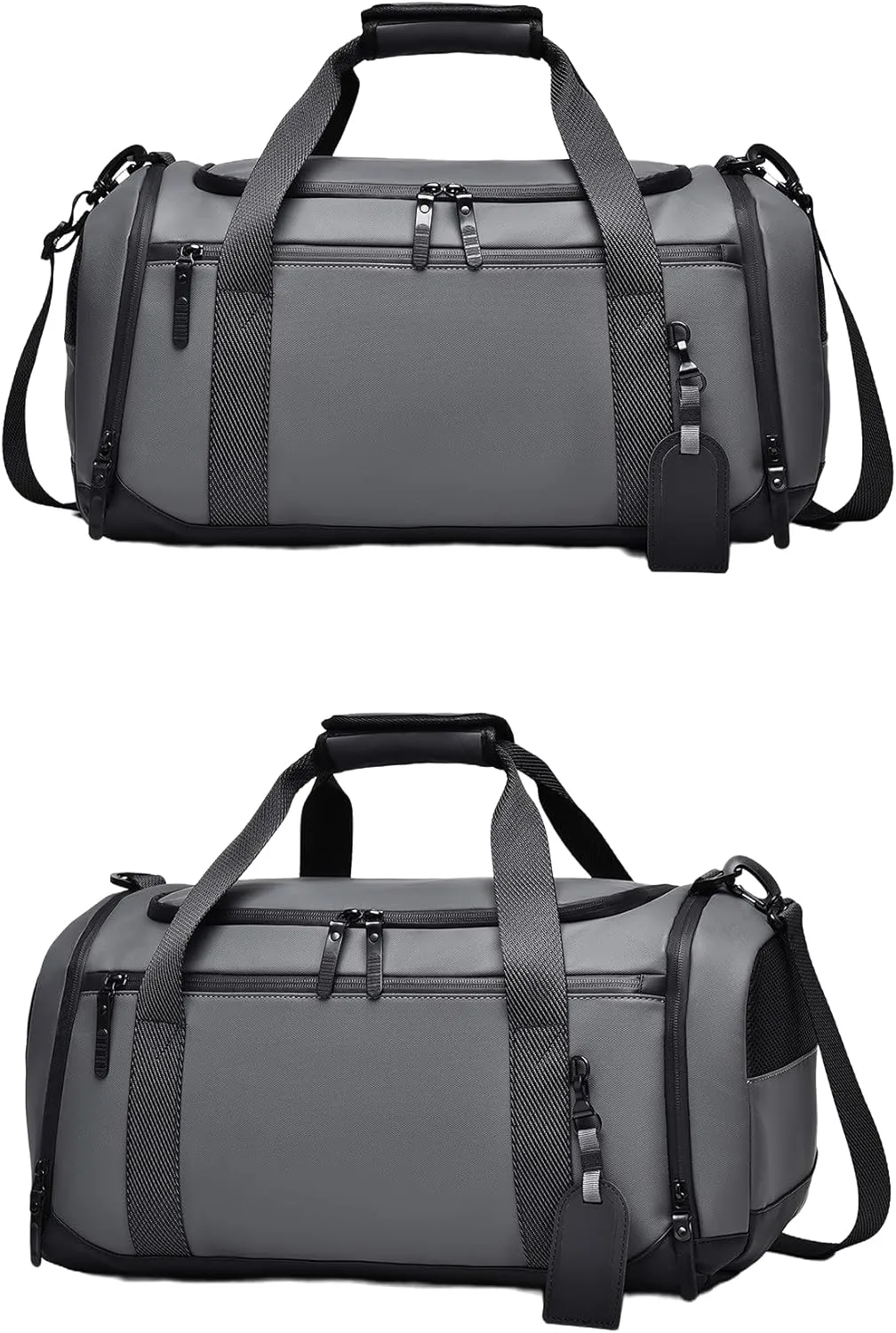 Leisure Travel Bag Large capacity short trip duffel bag Business commute (gray)
