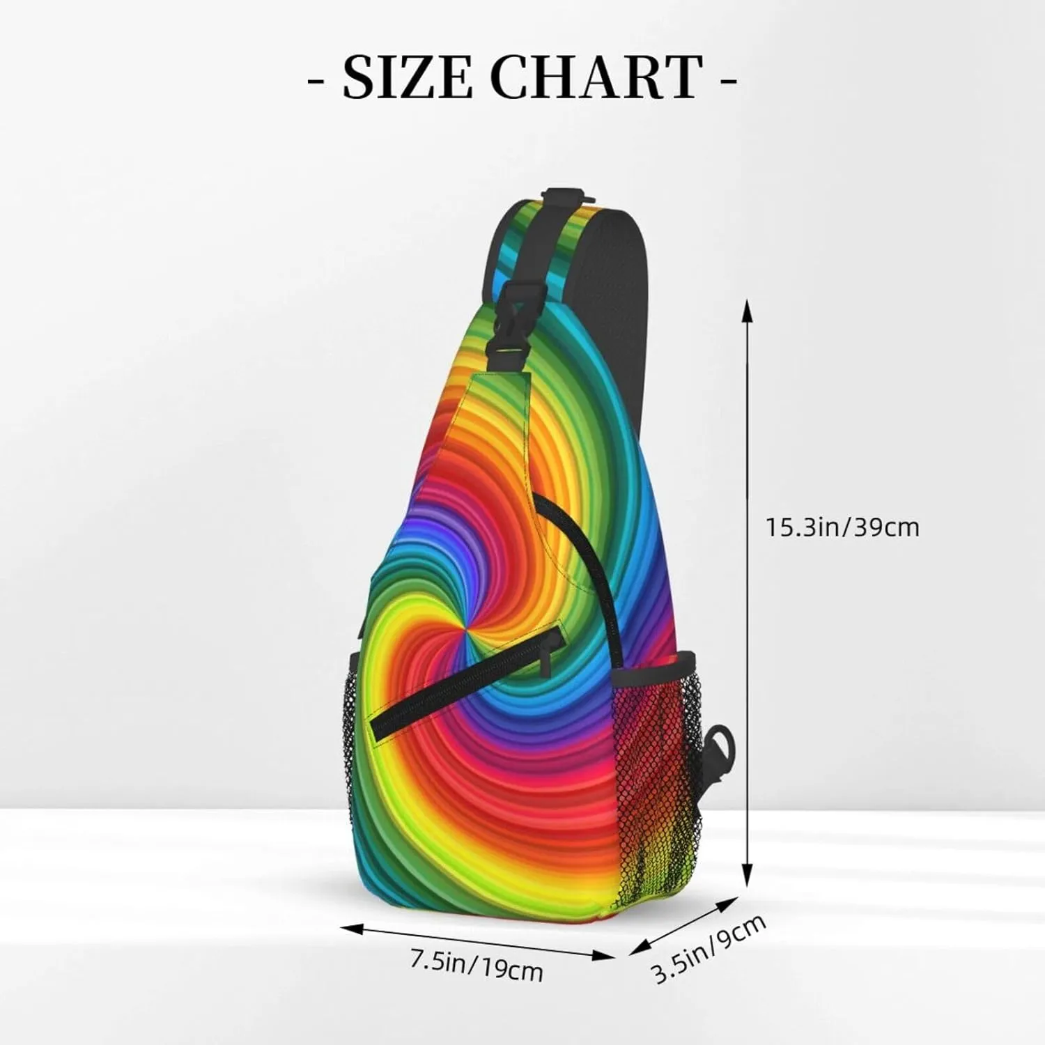Lesbian Pride Flag Sling Bag Adjustable Crossbody Bag Casual Chest Bags Travel Shoulder Backpack For Women Men