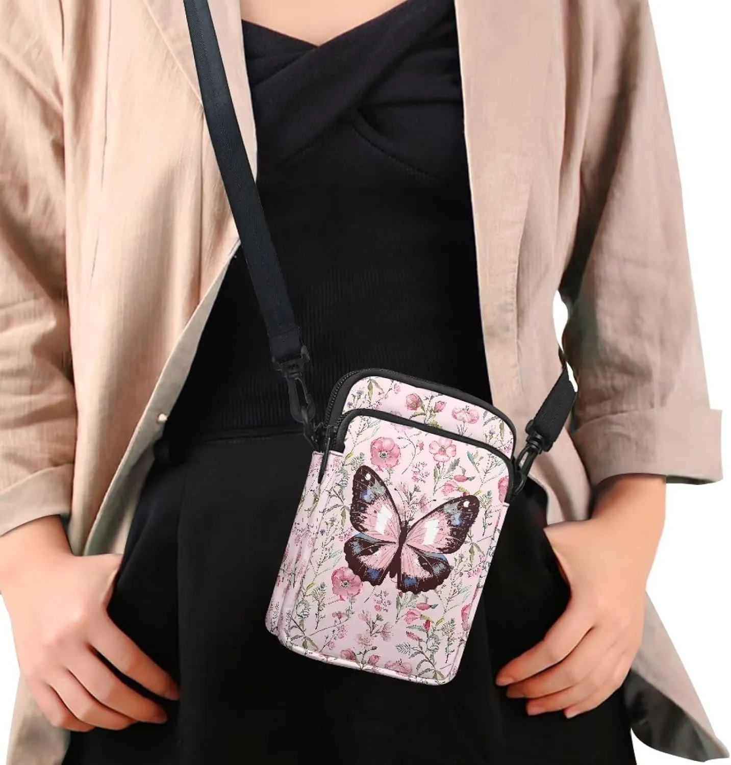 Lightweight Small Crossbody Bags Cell Phone Purses Travel Pouch Shoulder Bag for Women