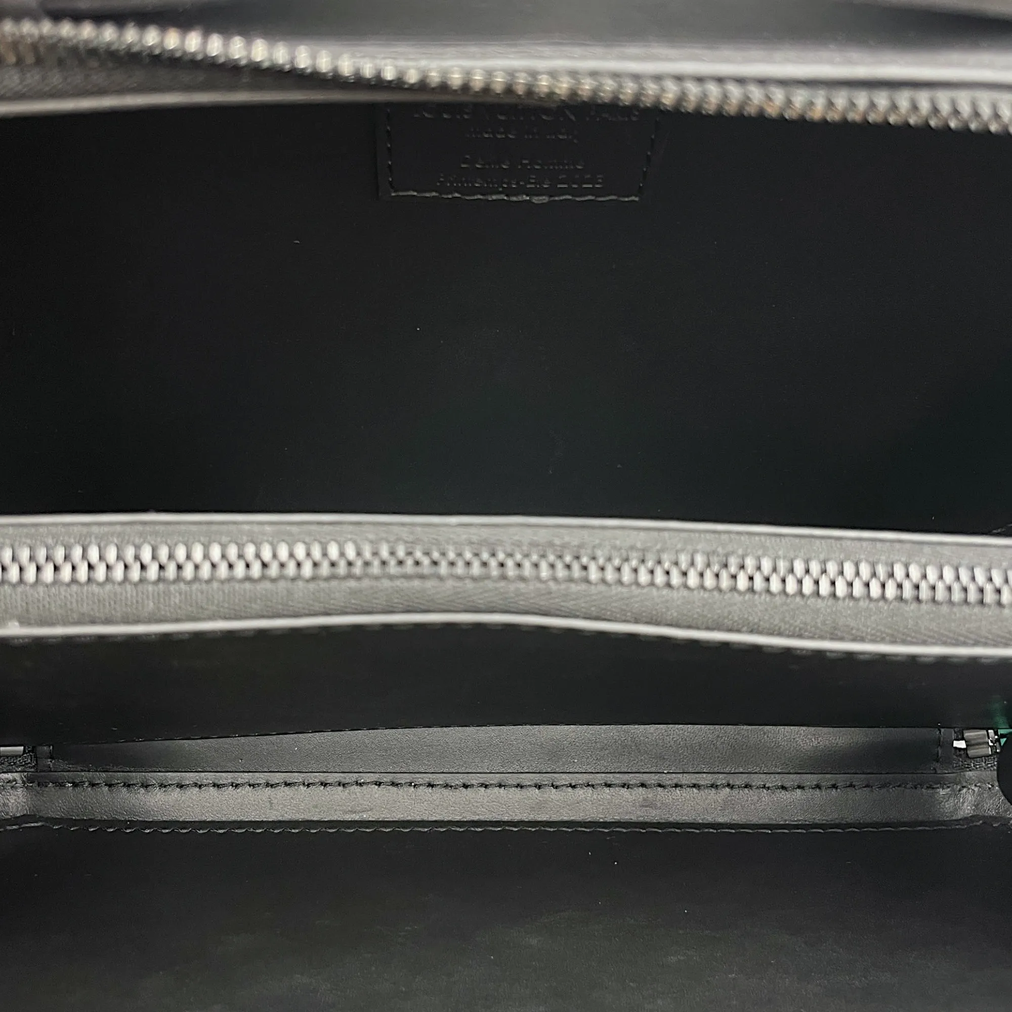 Limited Edition Future Trunk Black Crossbody Bag in Calfskin, Resin/Rainbow hardware