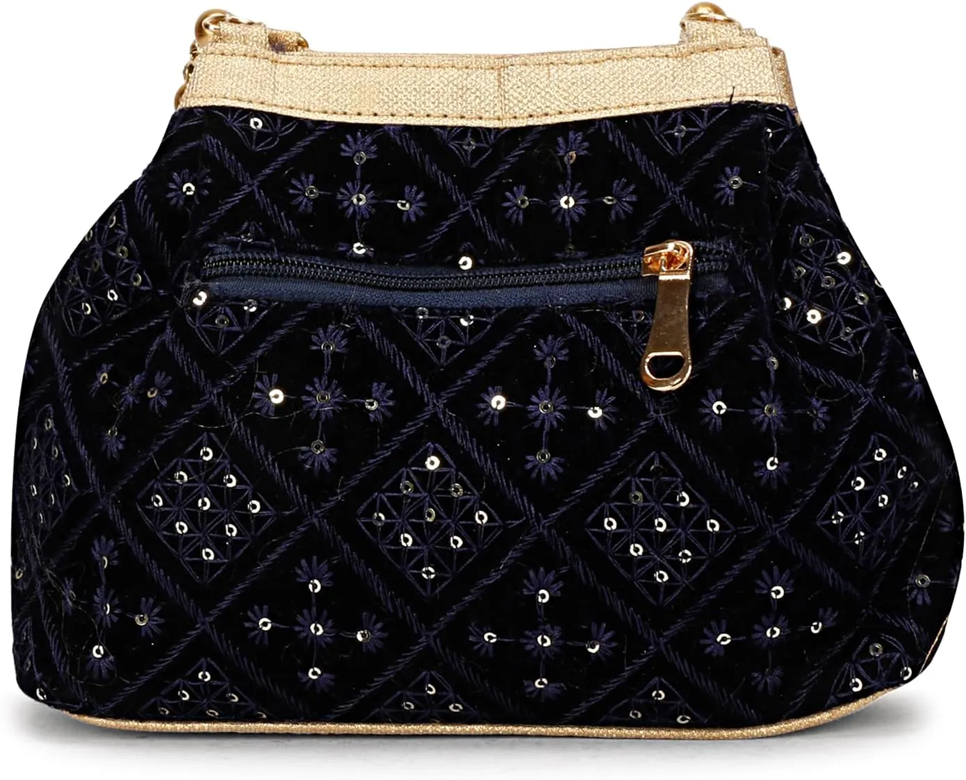 LONGING TO BUY Indian Ethnic Potli Handbag, Embroidered Evening Bag