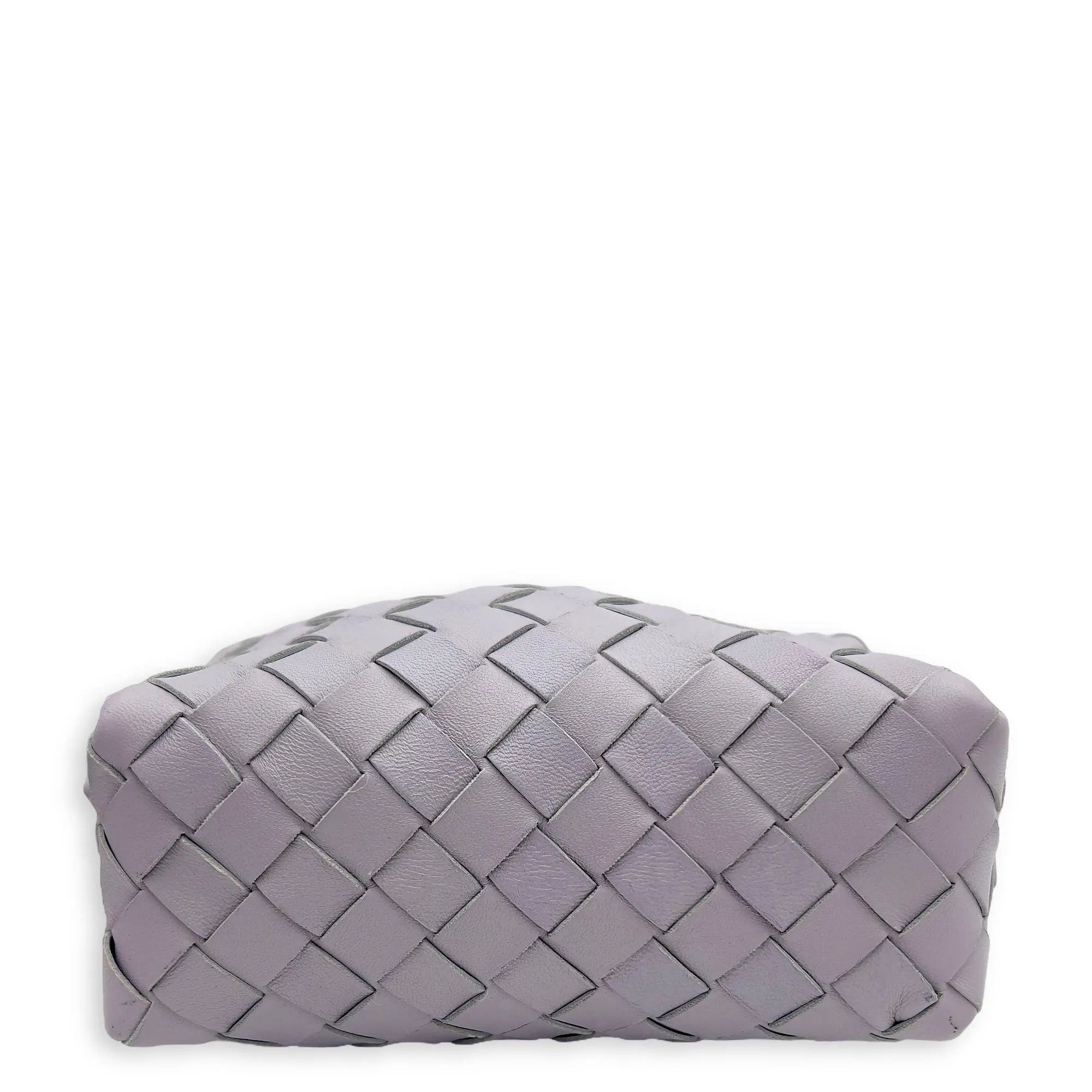 Loop Crossbody Bag Purple in Lambskin, Gold hardware