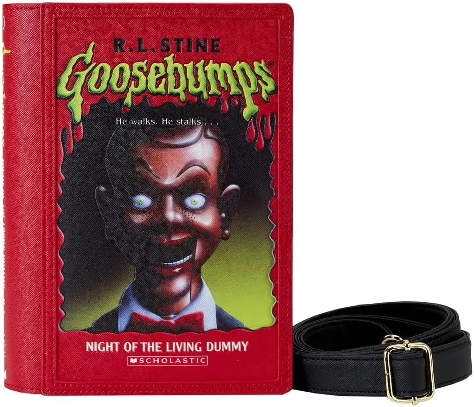 Loungefly Goosebumps Slappy Book Cover Crossbody Bag