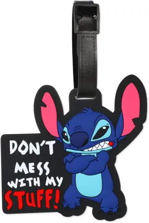 Luggage Tag for Suitcases Bag Baggage Travel Tags Identifiers Cute Cartoon Character Funny Hilarious Large Silicone Name Luggage ID Tags for Kids Women Girls Men XLP-0611-35