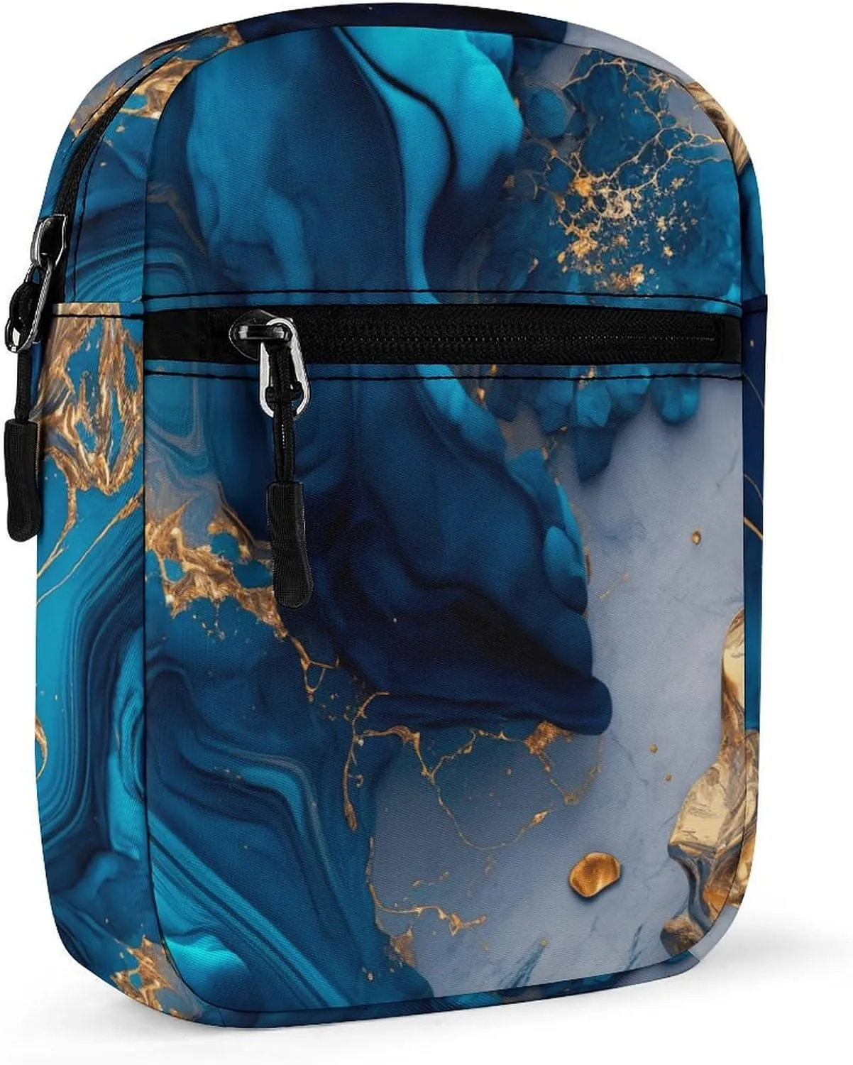 Luxury Marble Image Crossbody Bag Small Shoulder Bag Waterproof, Lightweight And Convenient