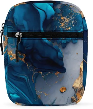 Luxury Marble Image Crossbody Bag Small Shoulder Bag Waterproof, Lightweight And Convenient