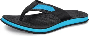 MALIDA Mens Flip Flops Non-Slip Bathroom Shower Shoes Cushion foam Indoor and Outdoor Thong Sandals