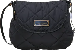 Marc by Marc Jacobs Natasha Quilted Nylon Crossbody Handbag (Black)