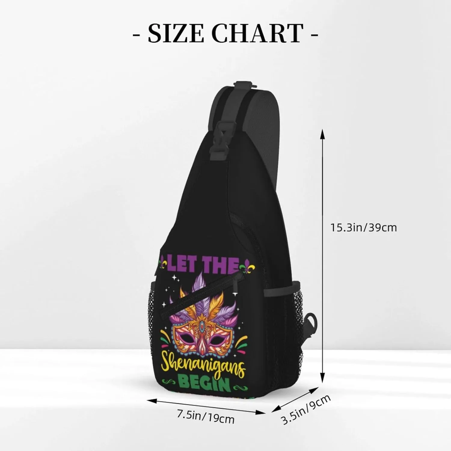 Mardi Gras Dear Liver Today Will Be A Rough One Sling Bag Crossbody Bag Casual Chest Bags Travel Shoulder Backpack
