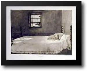 Master Bedroom, c.1965 33x26 Framed Art Print by Wyeth, Andrew