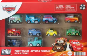 Mattel Disney and Pixar Cars Mini Racers 10 Pack of Collectible Toy Vehicles for Kids & Collectors Ages 3 Years Old & Up​ (Amazon Exclusive)