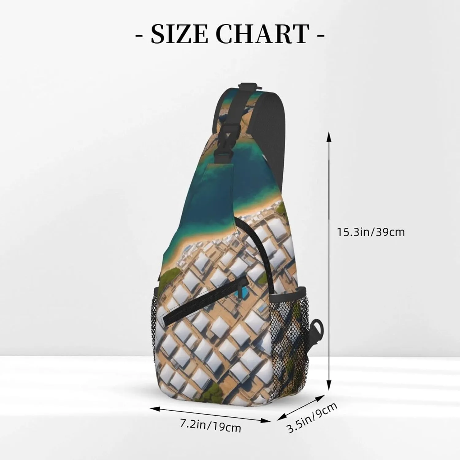 Mechanical Gold Disc Sling Bag For Women Mencross Sling Bag Fashion Crossbody Shoulder Bag Chest Bag For Hiking Travel