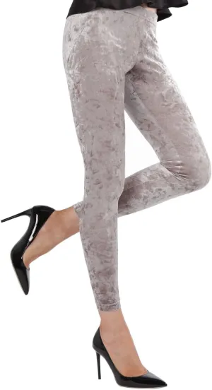 MeMoi Crushed Velvet Stretch Leggings