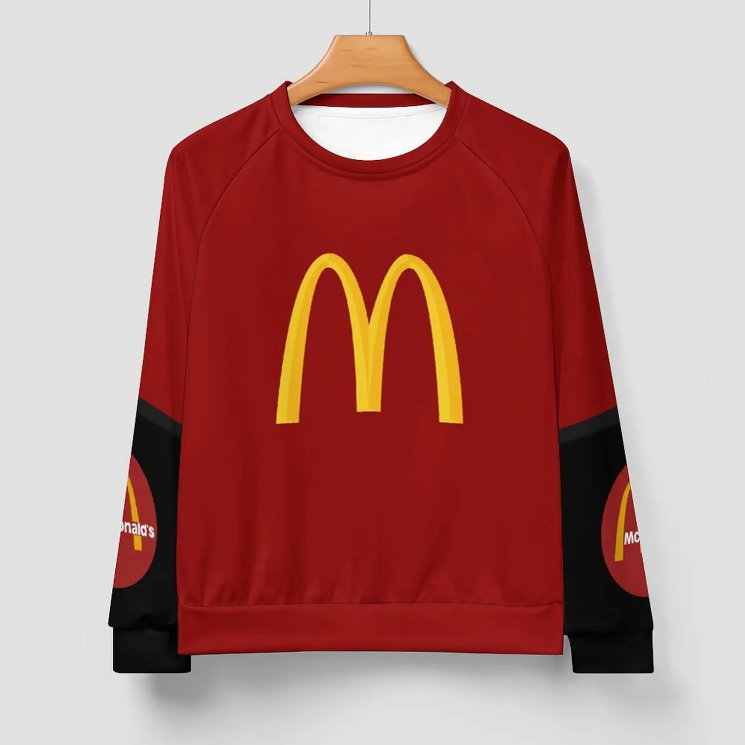 Men's Cool Logo Print Crewneck Swatshirt Pullover for Men Novelty Print Sweat-Shirt Merch Work Daily Clothes Uniform Tops
