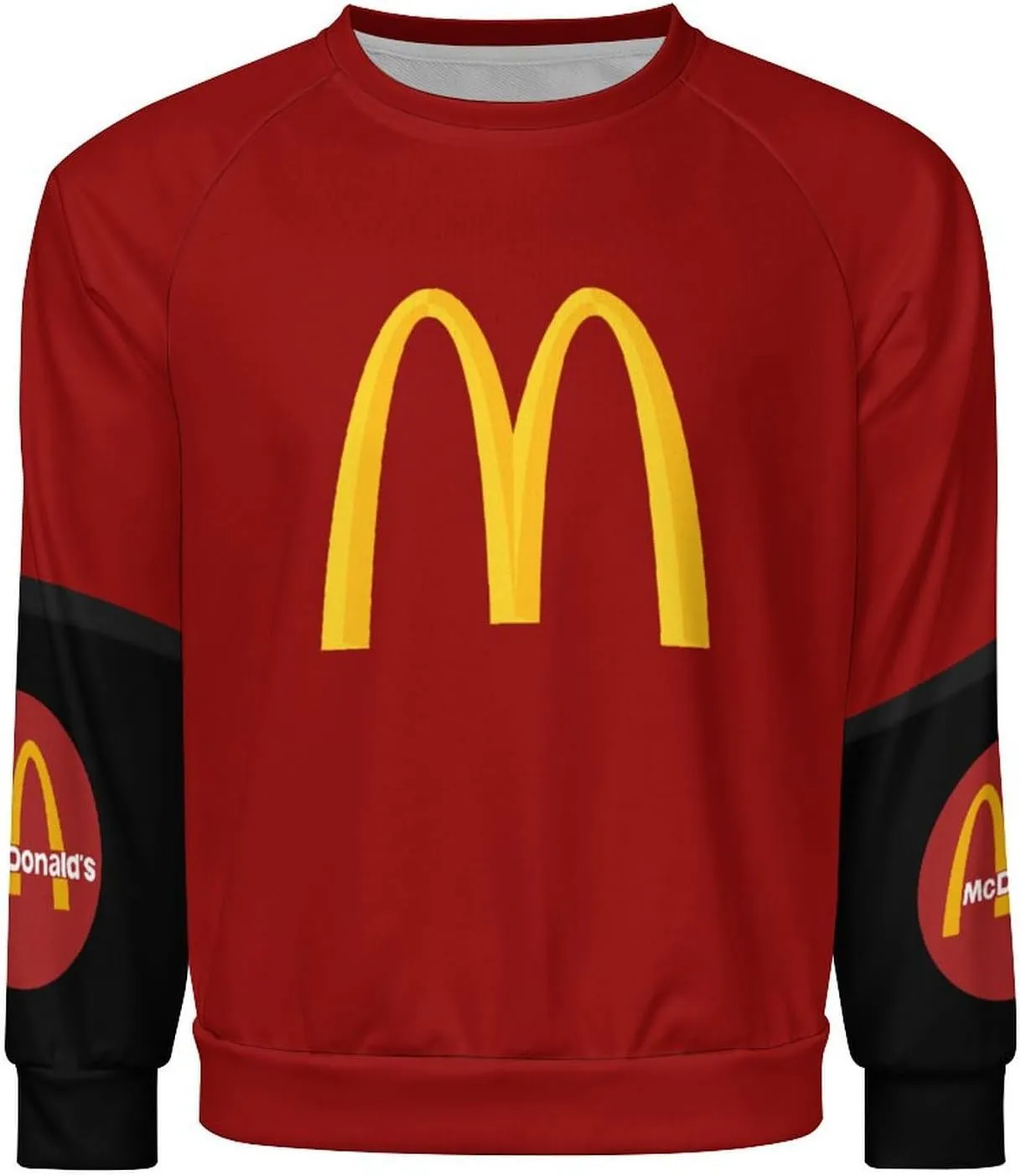 Men's Cool Logo Print Crewneck Swatshirt Pullover for Men Novelty Print Sweat-Shirt Merch Work Daily Clothes Uniform Tops