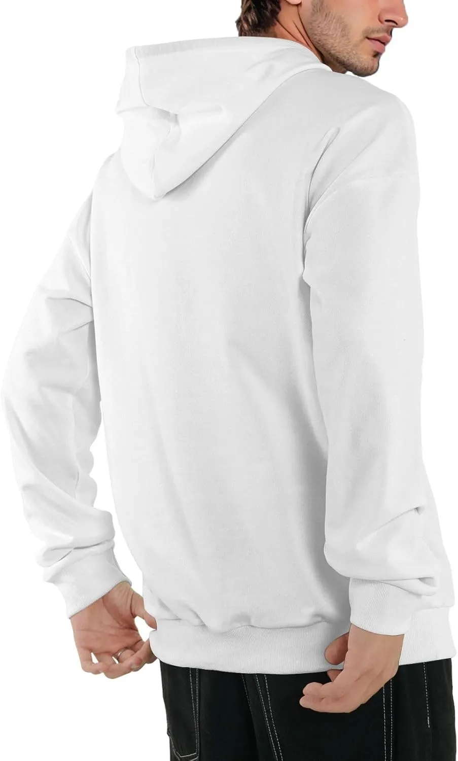 Men's Logo Print Long Sleeve Hoodies Casual Pullover for Men Novelty Print Sweatshirt Merch Work Clothes Uniform Tops