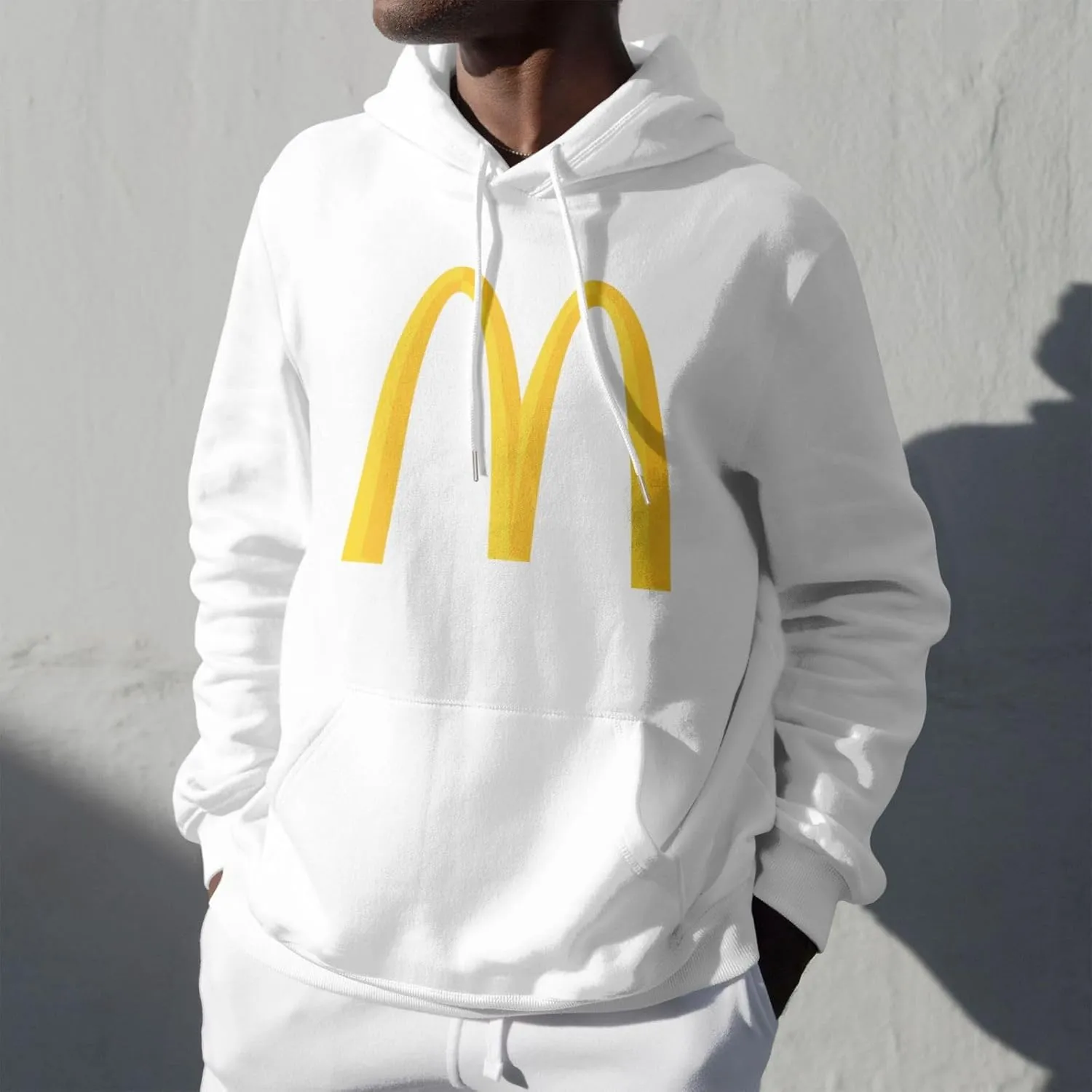 Men's Logo Print Long Sleeve Hoodies Casual Pullover for Men Novelty Print Sweatshirt Merch Work Clothes Uniform Tops