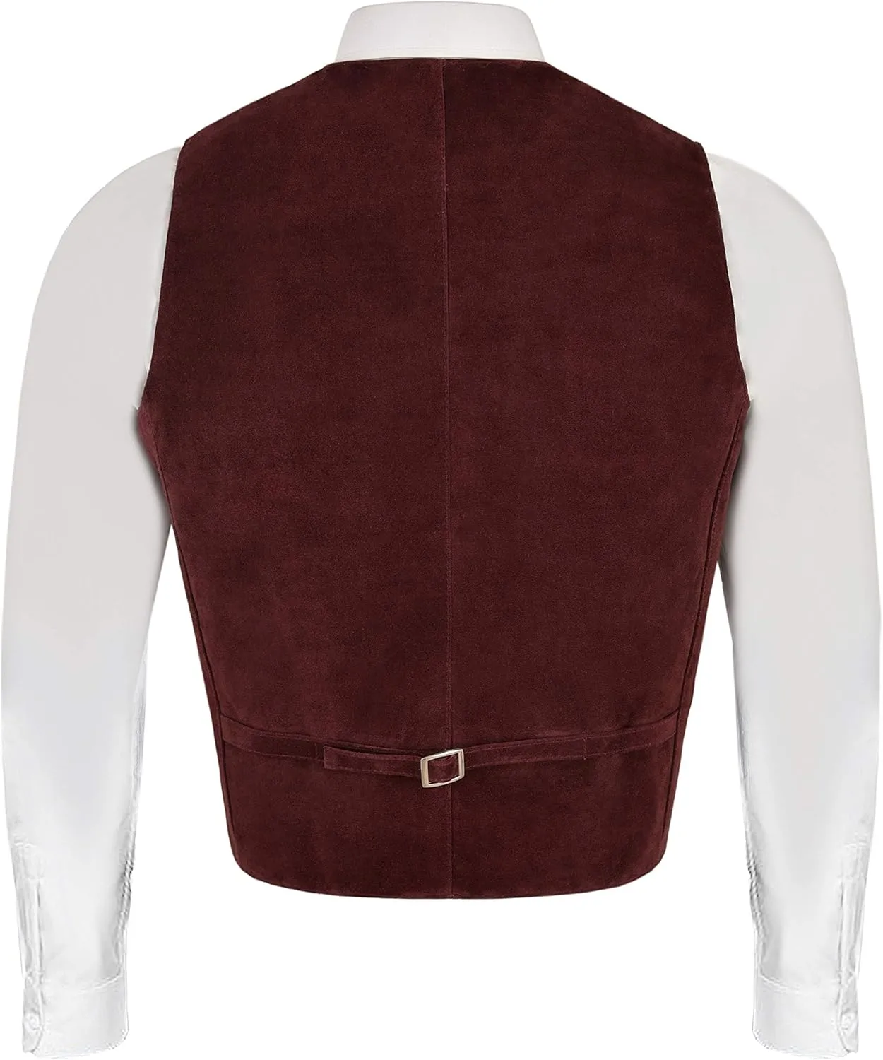 Men's New Party Fashion Stylish Real Genuine Classic Designer Real Soft Suede Leather Waistcoats Vests