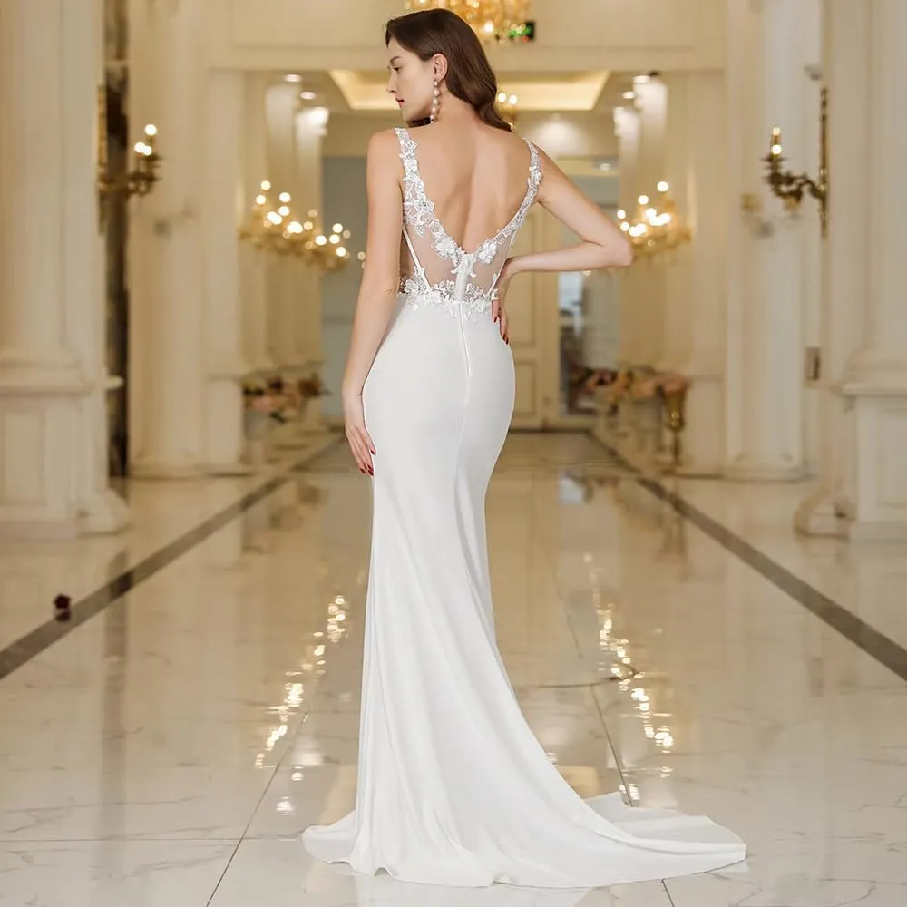 Mermaid Wedding Dresses for Bride Formal Evening Dresses for Women