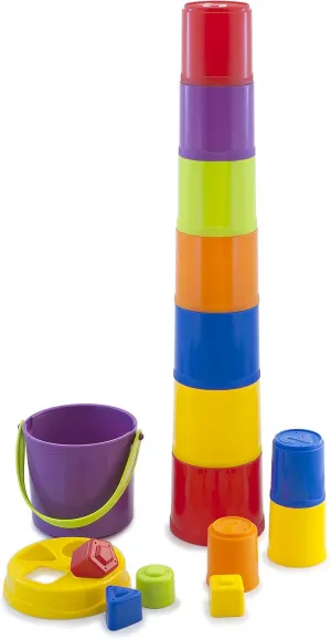 Miniland Giantte Stacking Cups Game Set for Kids