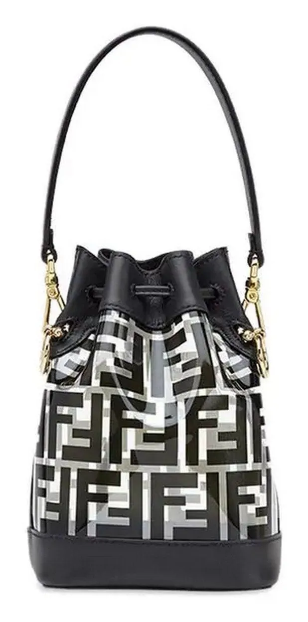 'Mon Tresor' Pu Mini Bag, Black