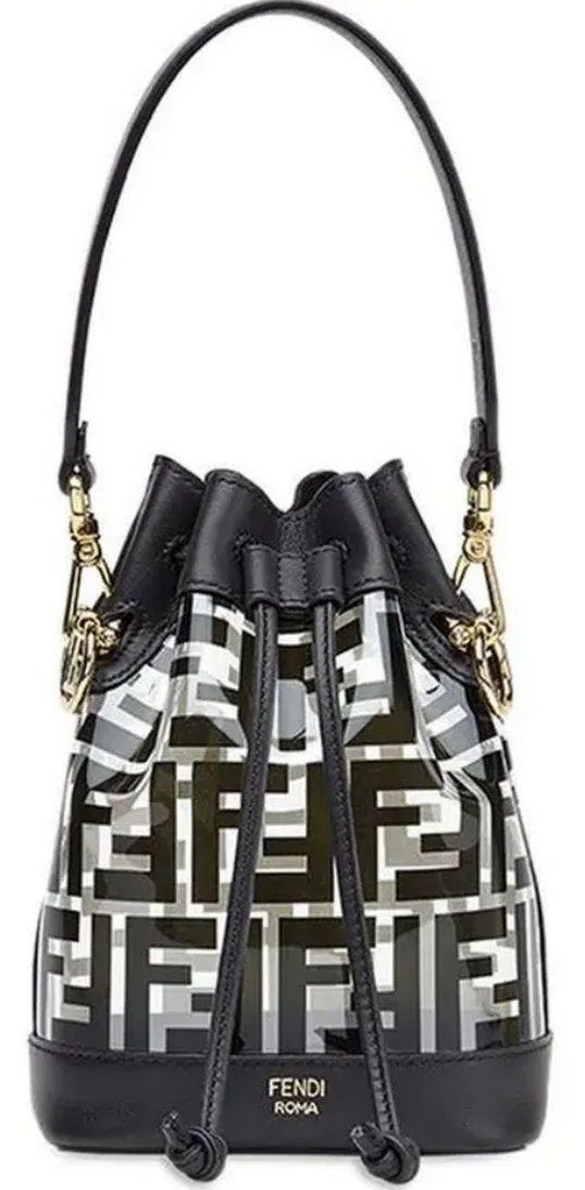 'Mon Tresor' Pu Mini Bag, Black