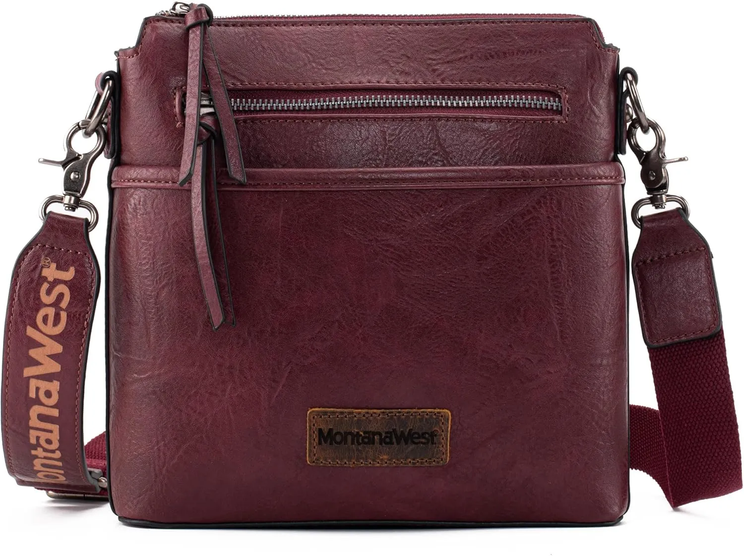Montana West Crossbody Bag for Women Multi Pocket Cross Body Bag Purses with Guitar Strap