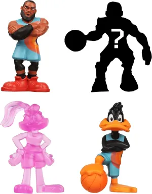 Moose Toys Space Jam: A New Legacy - 4 Pack - 2" Lebron, Daffy Duck, Lola Bunny, & 1 Mystery Figures - Starting Line Up, Multicolor (14573)