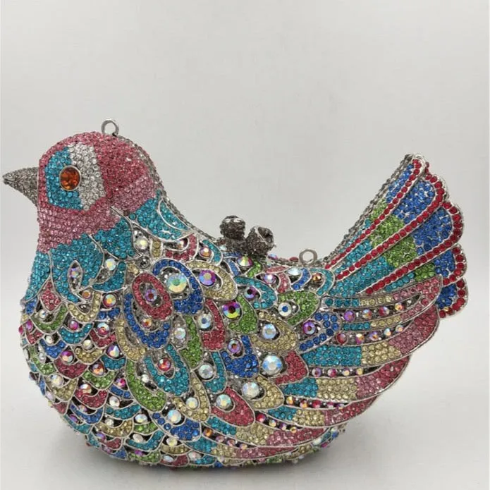 Morning Bird Crystal Evening Clutch