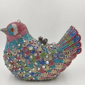 Morning Bird Crystal Evening Clutch