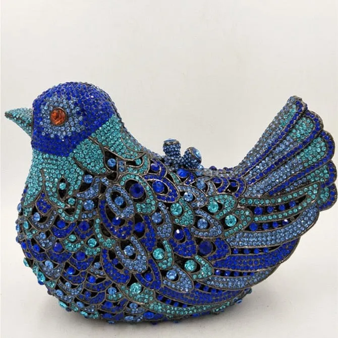 Morning Bird Crystal Evening Clutch