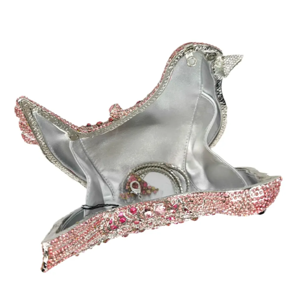 Morning Bird Crystal Evening Clutch