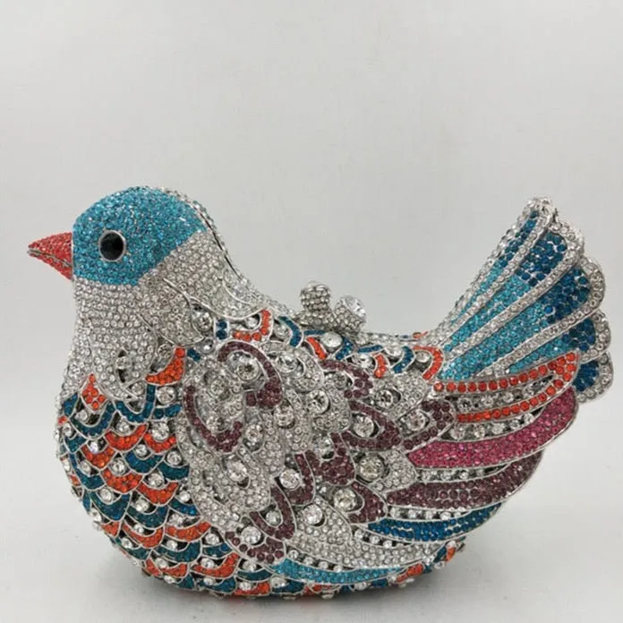 Morning Bird Crystal Evening Clutch