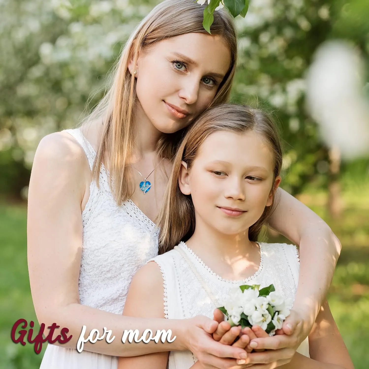 Mothers Day Gifts for Mom s925 Sterling Silver I Love You Forever Love Hear Mon Pendant Necklace with 12 Birthstone Jewelry Birthday Christmas Gifts for Women Grandma Mom Nana From Duaghter Son