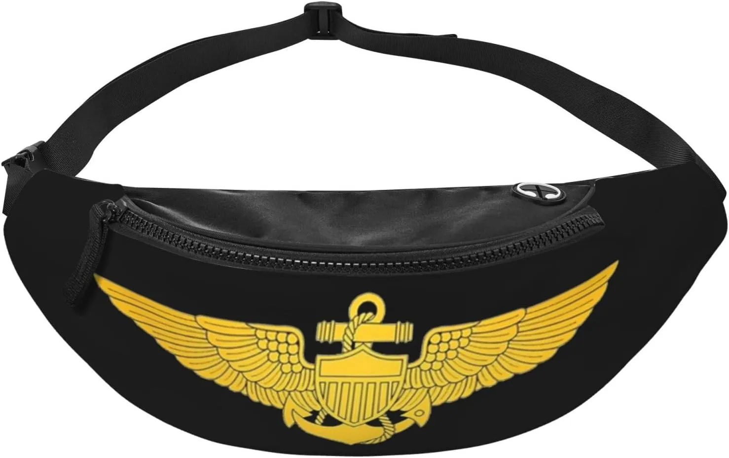 Naval Aviator Wings Unisex Leisure Waist Bag Outdoor Sports Running Waist Bag Business Travel Mobile Phone Bag