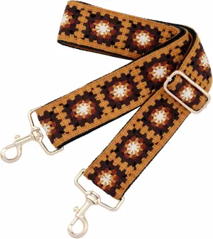Nefelibata Purse Strap,2" Wide Purse Strap Adjustable Replacement,Multi-pattern Crossbody Handbag Strap