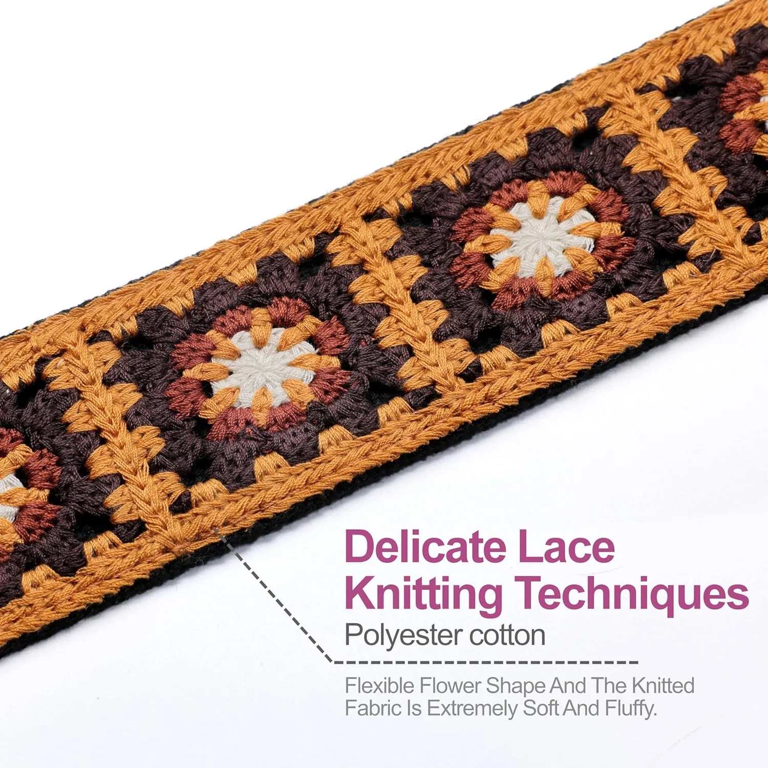 Nefelibata Purse Strap,2" Wide Purse Strap Adjustable Replacement,Multi-pattern Crossbody Handbag Strap