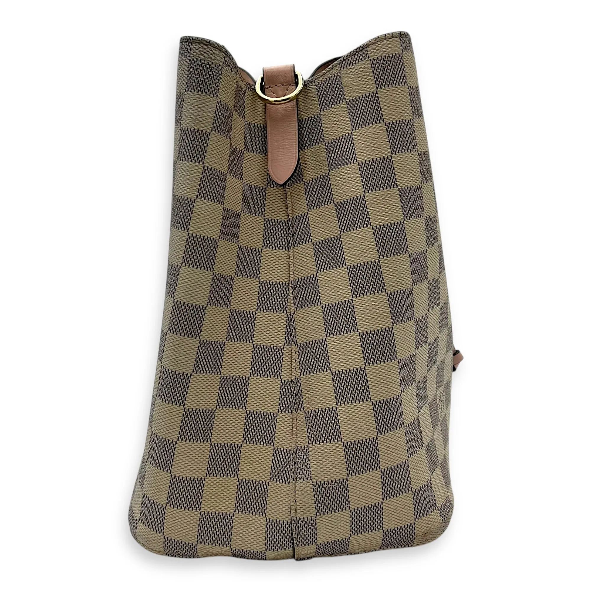NeoNoe MM Azur Bucket Bag in Coated Canvas, Gold hardware