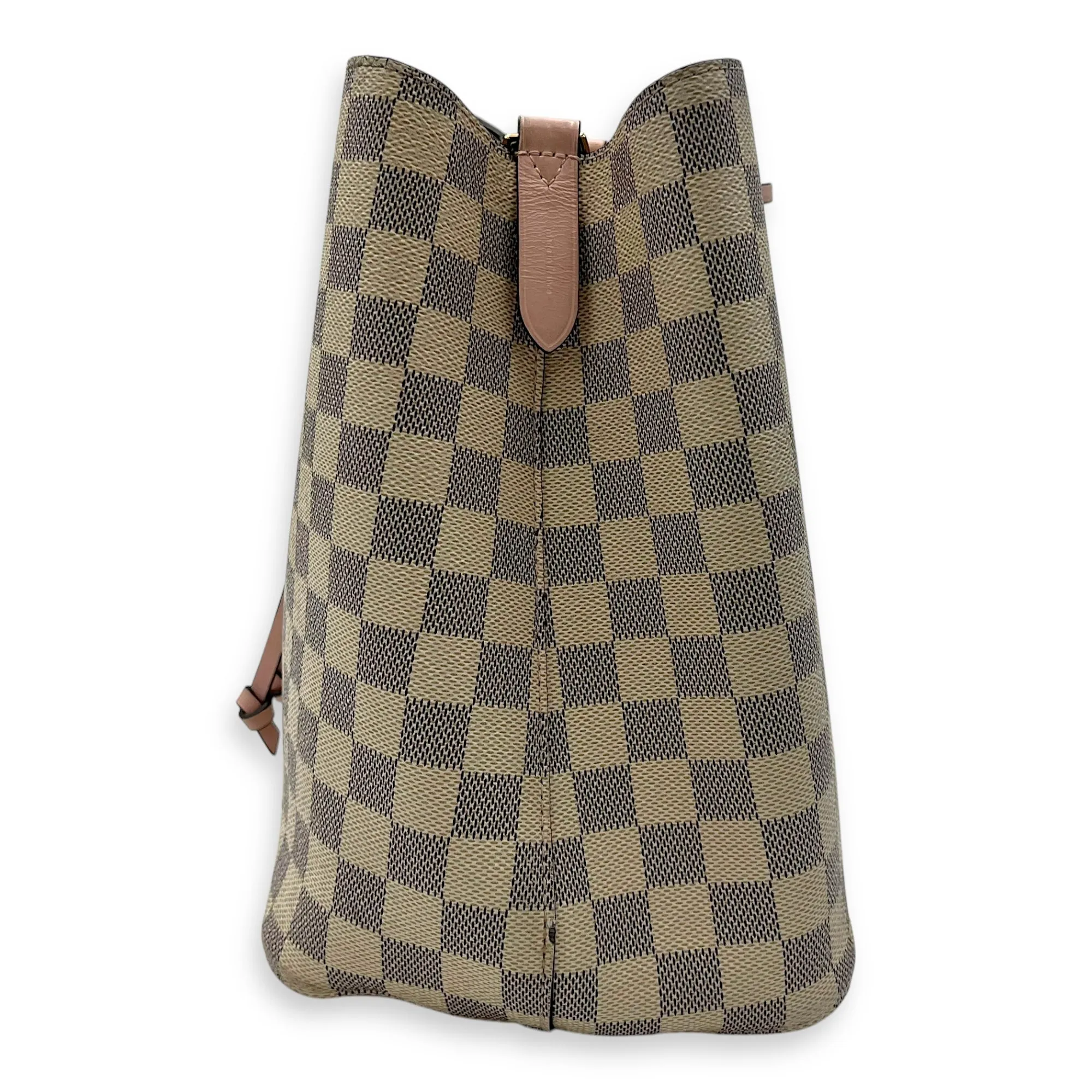 NeoNoe MM Azur Bucket Bag in Coated Canvas, Gold hardware