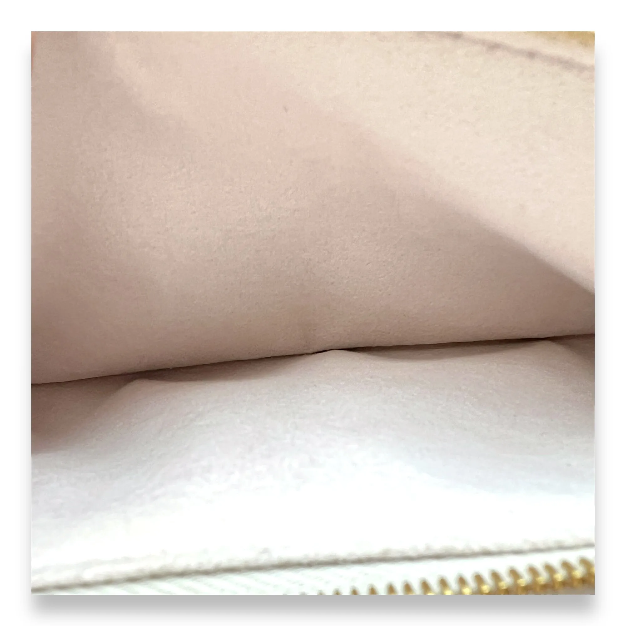 New Wave Beige Crossbody Bag in Calfskin, Gold hardware